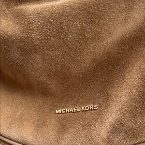 Michael Kors Tan Suede Handbag